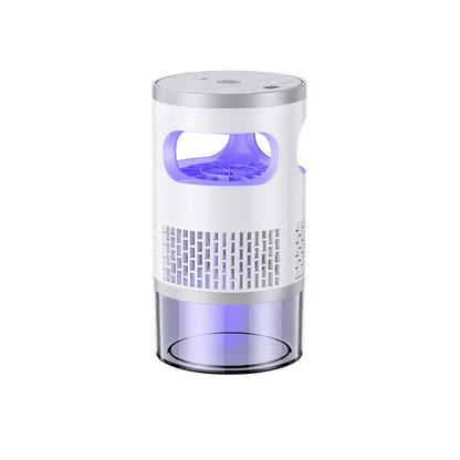 Indoor insect killer with light and suction cup, suitable for home use.