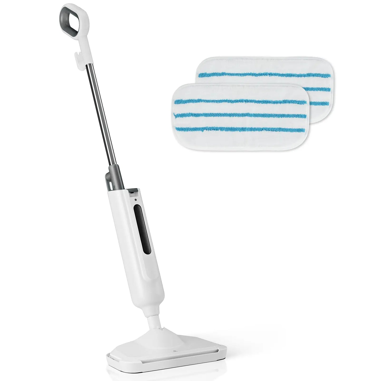 Steam floor mop cleaner, suitable for wood floors, tile, laminate flooring and carpets.